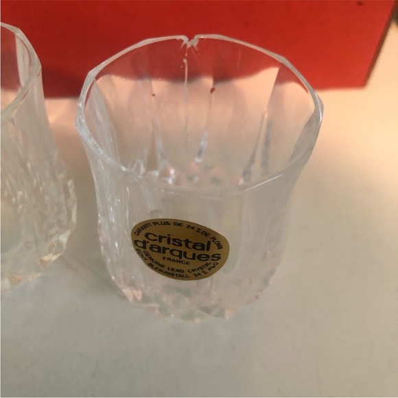 Longchamp one and a half ounce crystal glasses - Picture 7 of 8